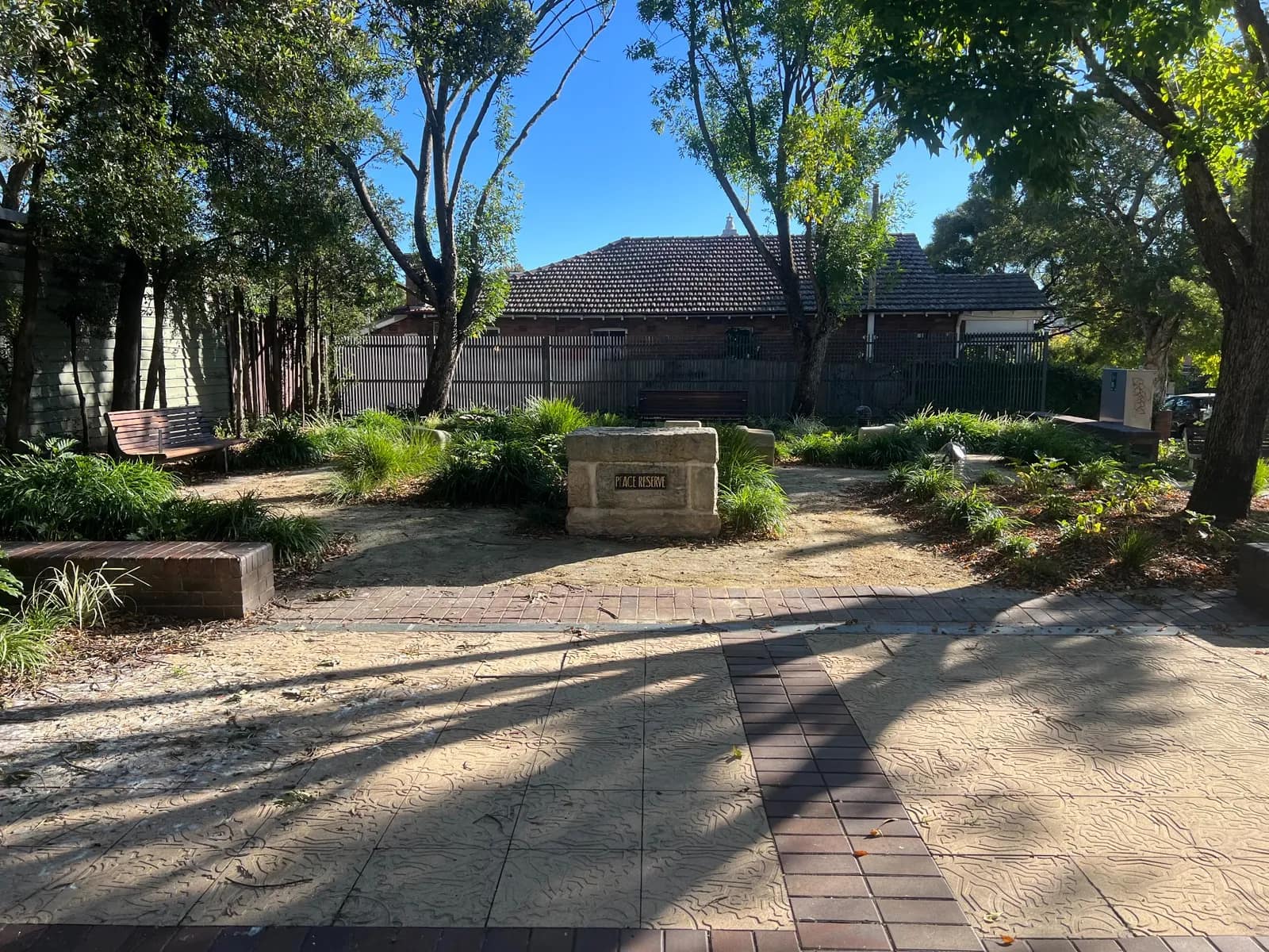 Peace reserve park in Newtown