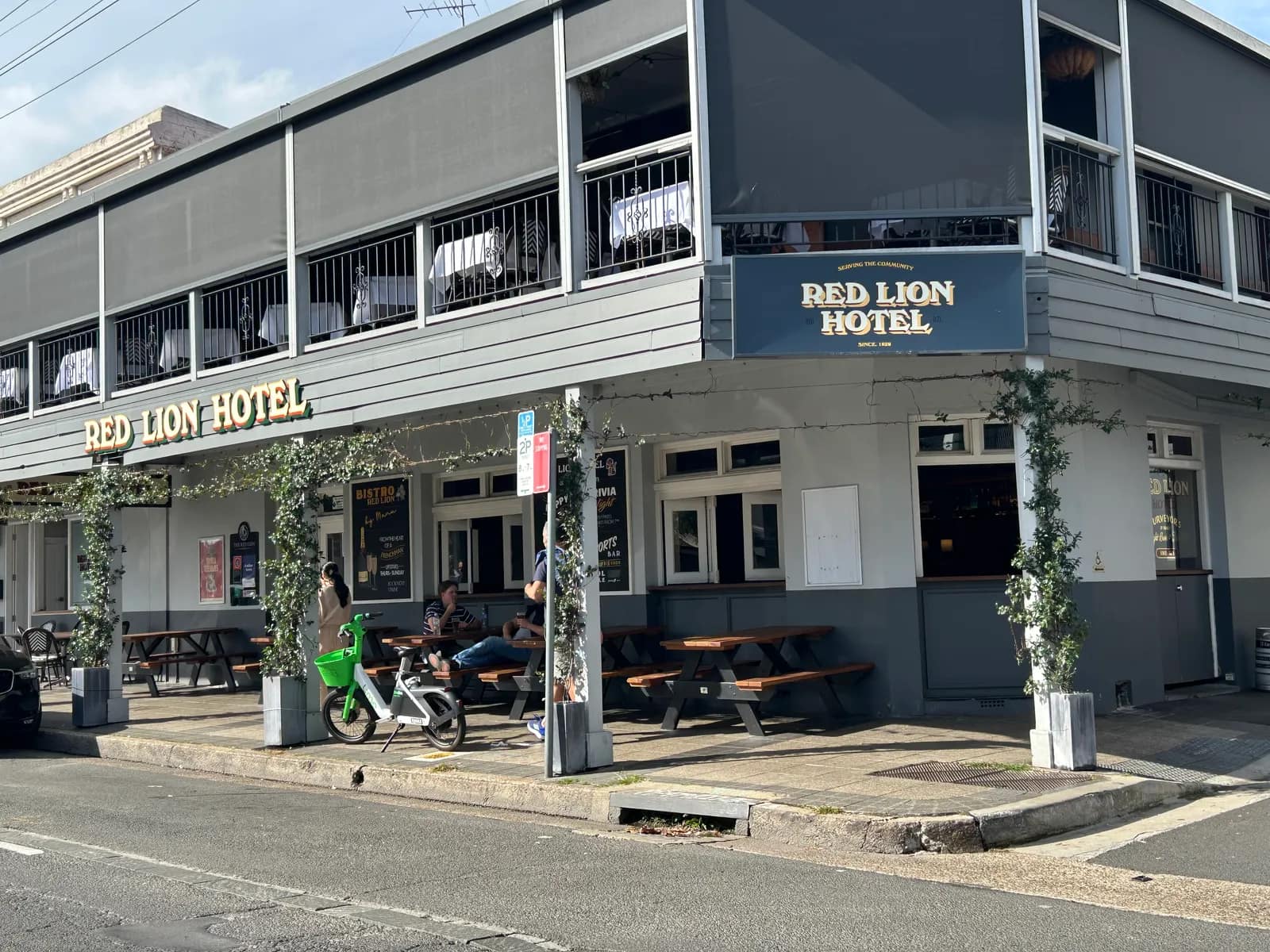 The Red Lion Hotel pub in Rozelle